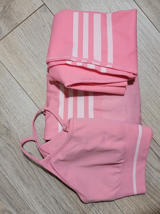 None Tops - Pink Matching 3pc Outfit